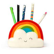 CERAMIC PEN HOLDER - DESK FRIENDS - RAINBOW